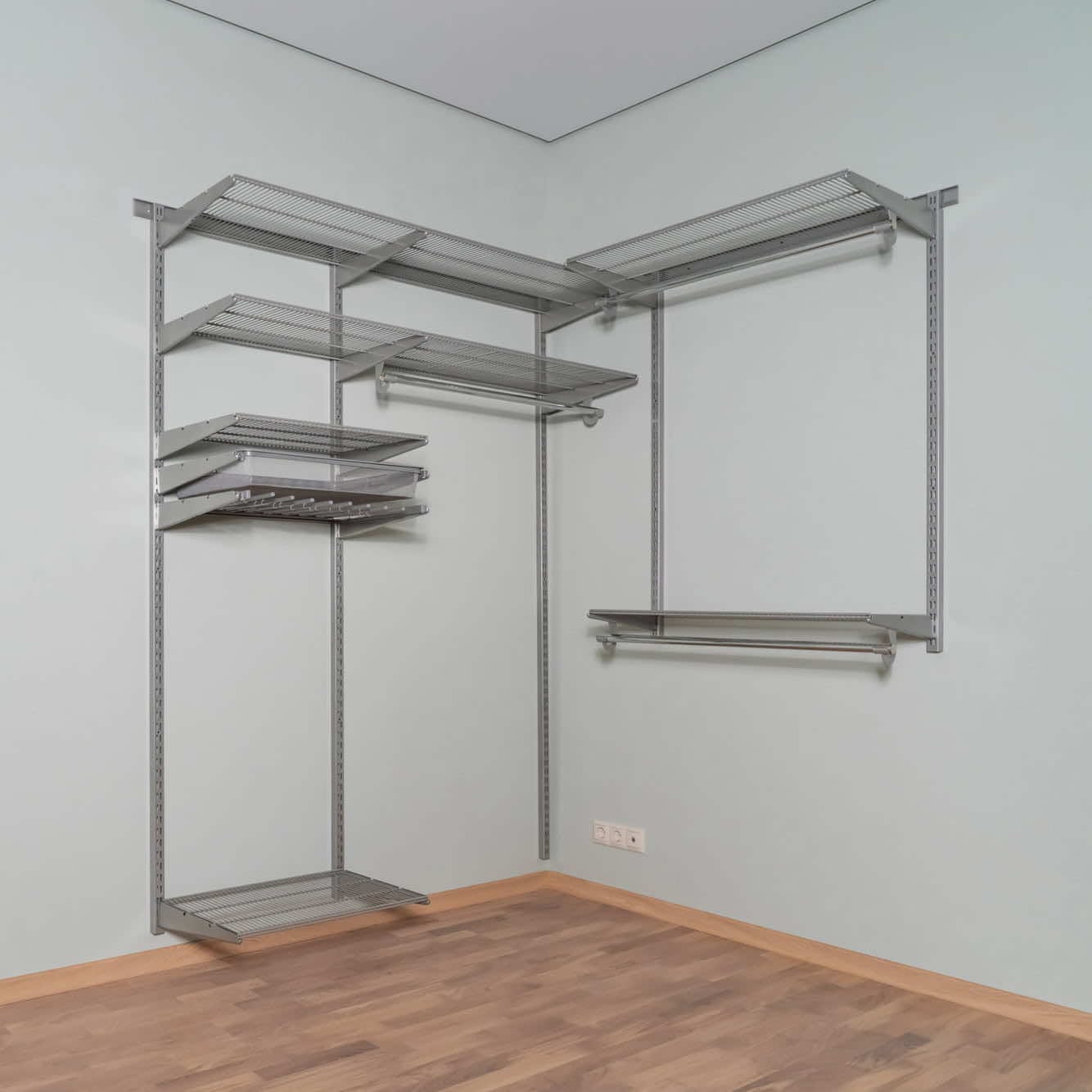 Гардеробная система Gardie угловая для хранения одежды