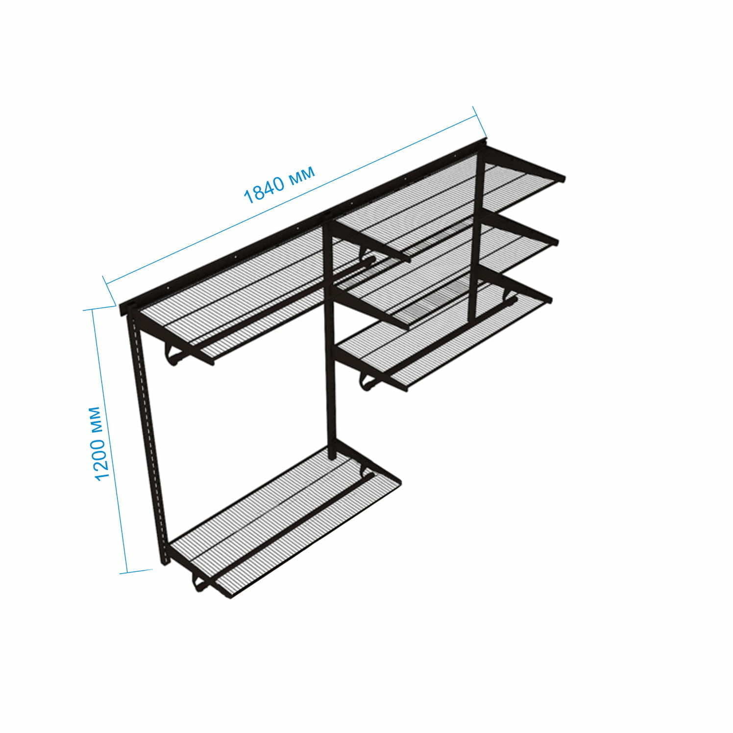 Гардеробная система Gardie для ниш и компактных помещений
