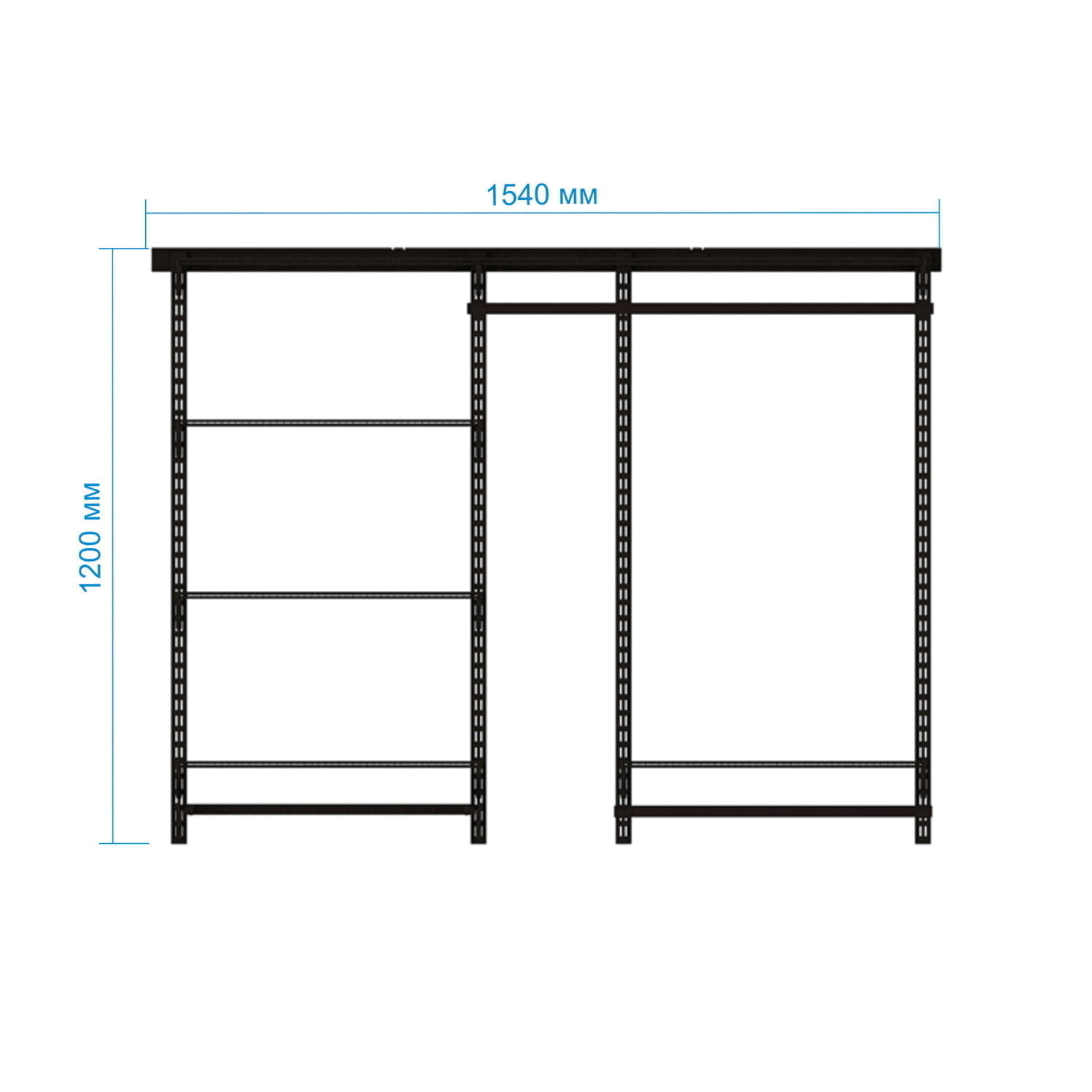 Гардеробная система Gardie для компактных пространств