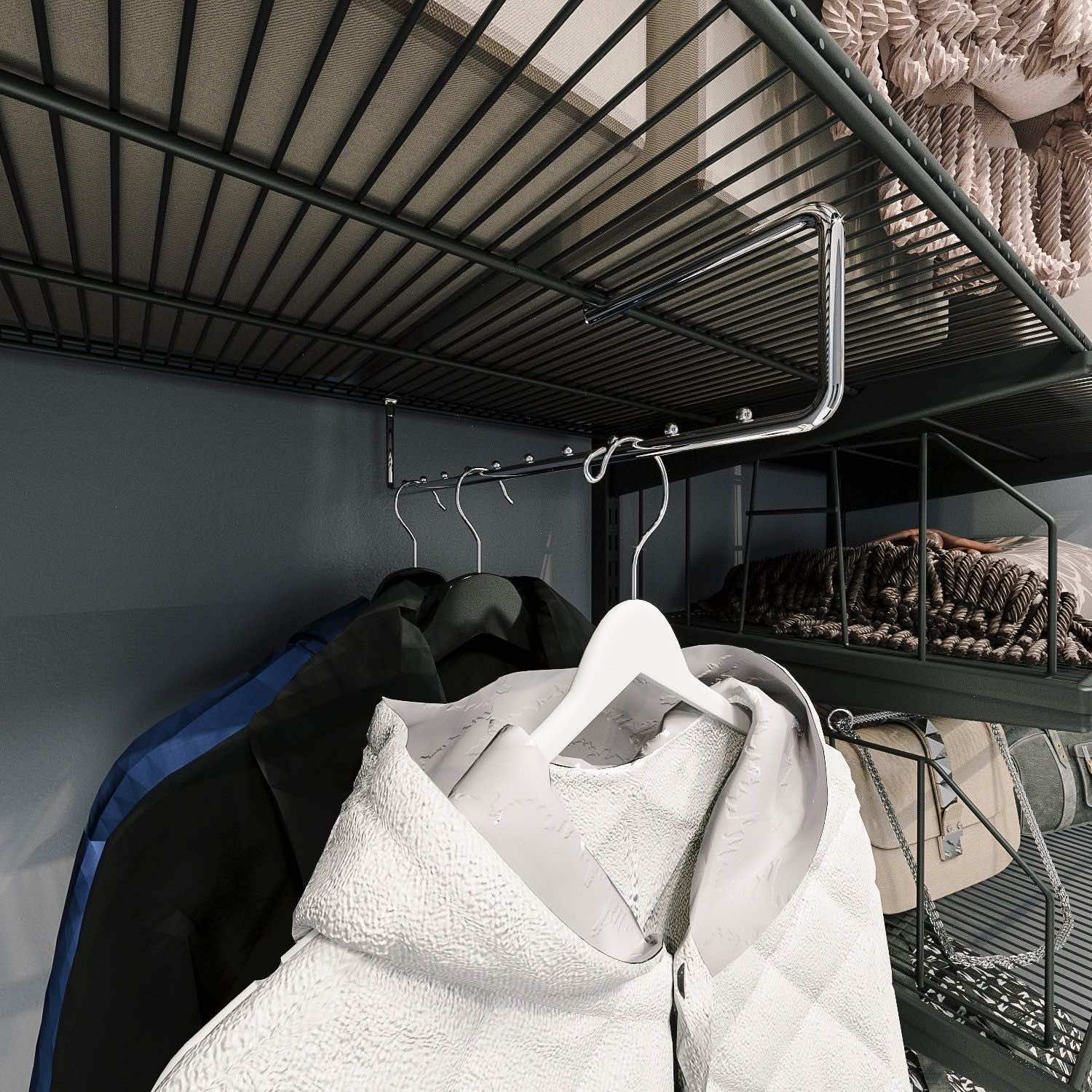 Гардеробная система GARDIE - рациональное использование пространства входной зоны