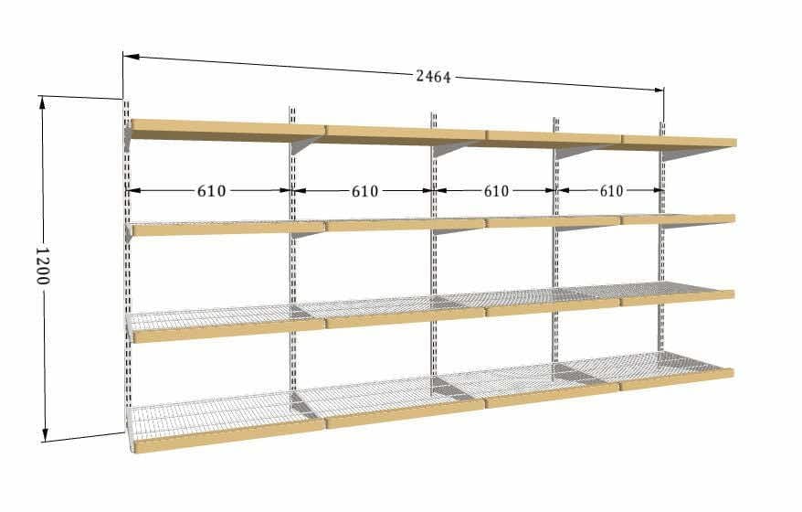 Гардеробная система для мансард — компактное решение в скошенном пространстве