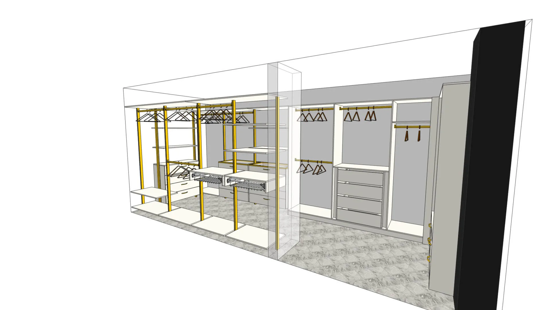Гардеробная система SLIM