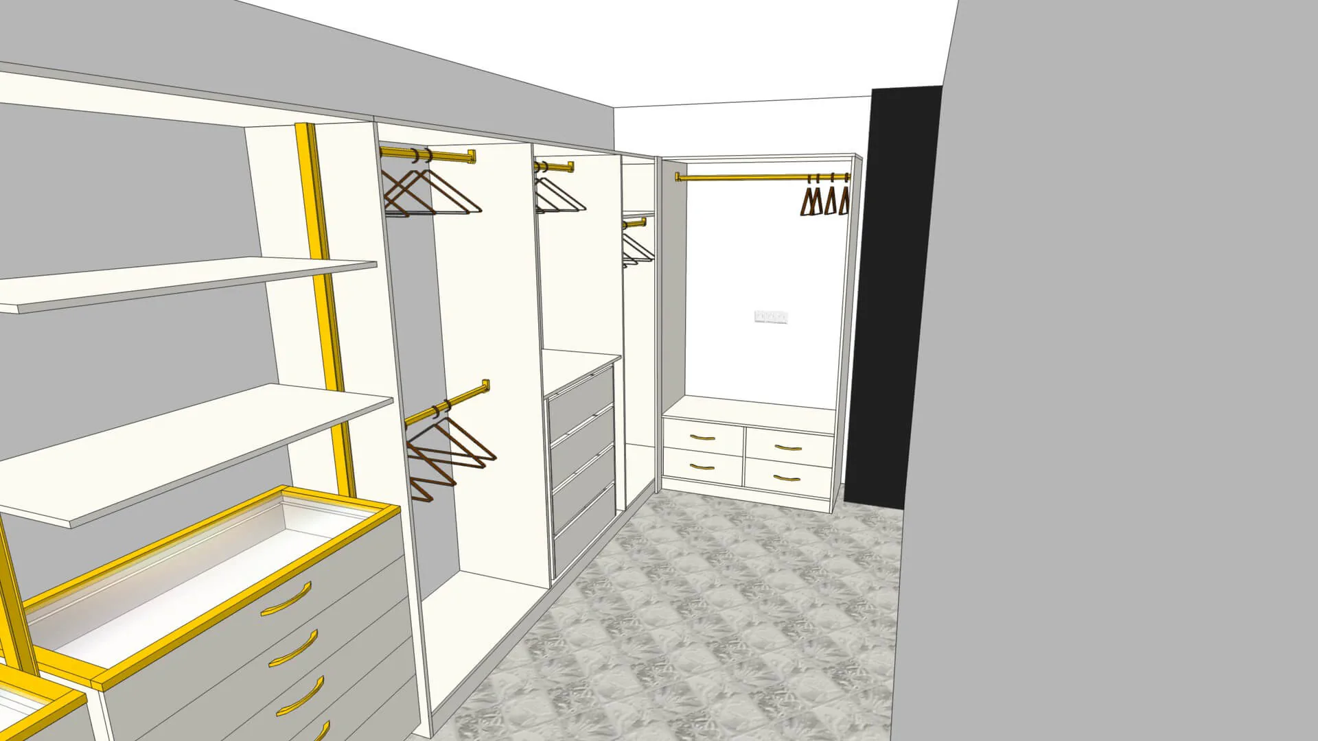 Гардеробная система SLIM