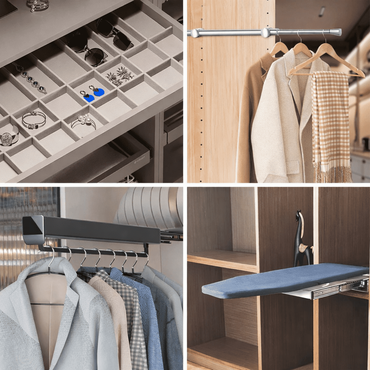 Внутреннее наполнение шкафов и гардеробных