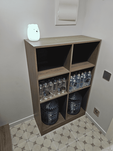 Гардеробная система с выдвижным ящиком и полками