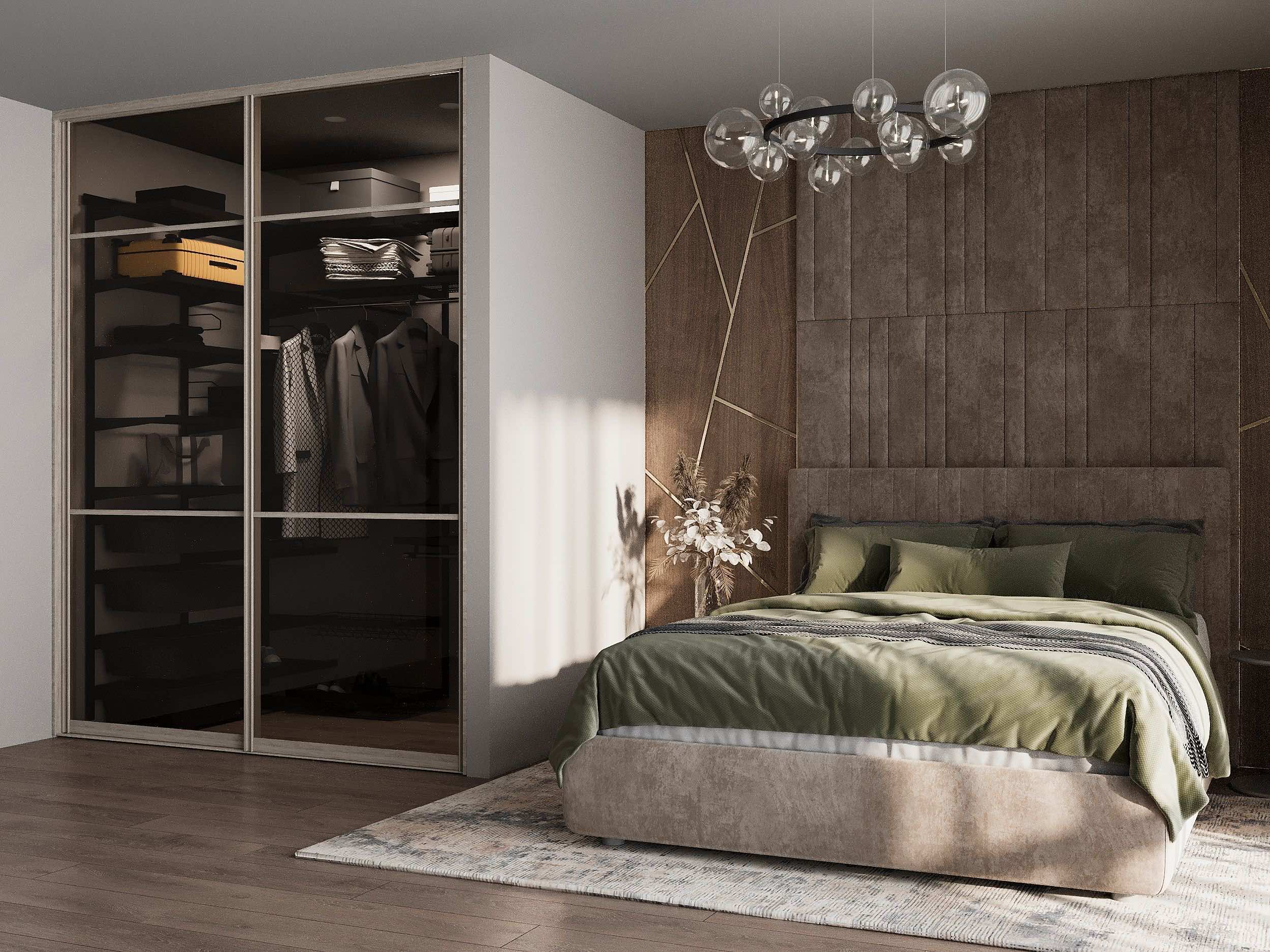 Шкаф-купе в спальню на заказ