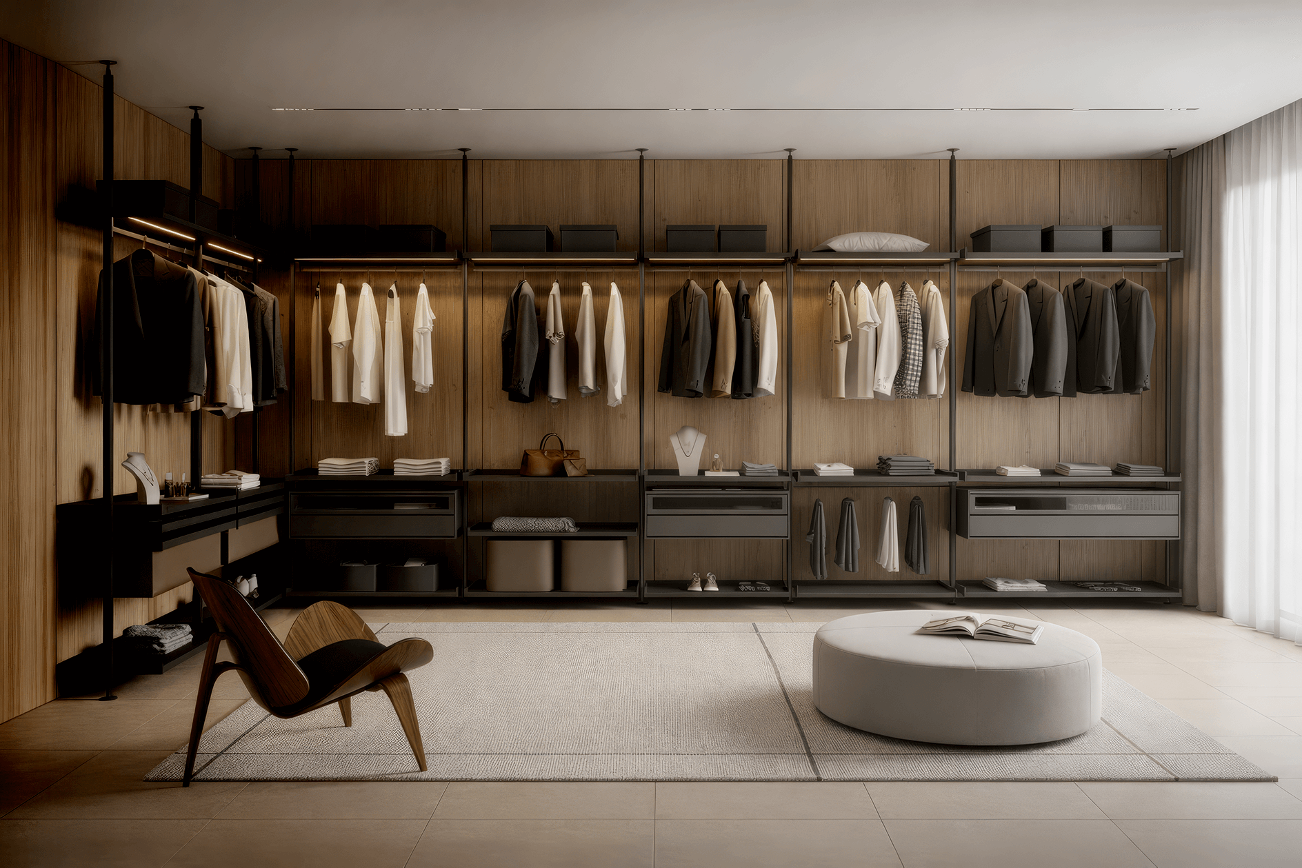 Гардеробные комнаты на заказ