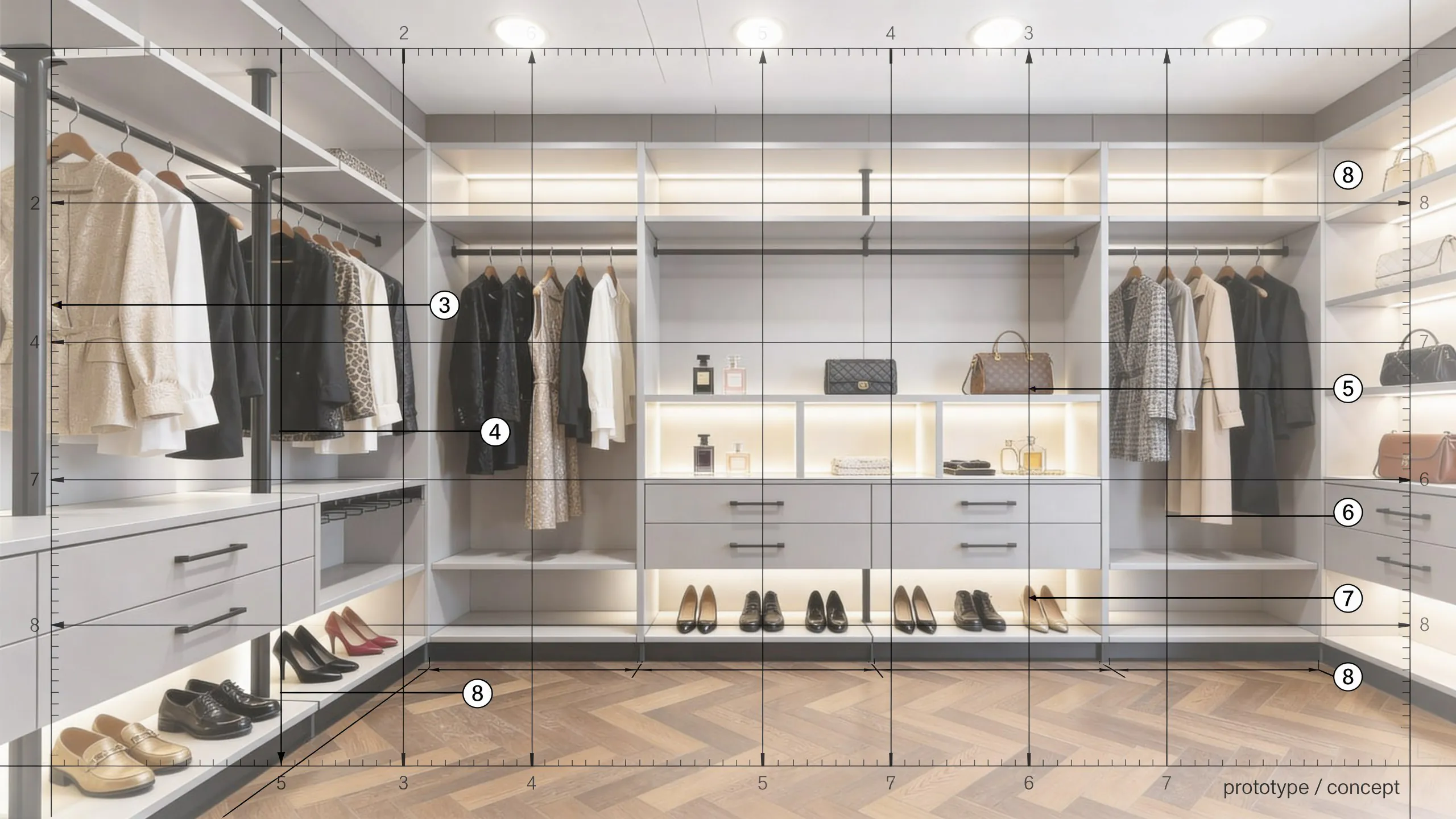 Базовая гардеробная система