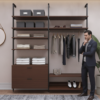Комплект для стеллажа VITRA для прихожей — сгенерированное изображение 1