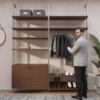 Комплект для стеллажа VITRA для прихожей — сгенерированное изображение 2
