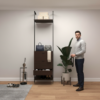 Комплект для прихожей 1-модульный VITRA черный, 60×50×270 см — сгенерированное изображение 3
