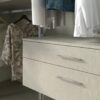 Выдвижные ящики гардеробной системы Vitra с текстильным покрытием бежевого цвета