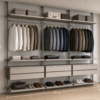 Гардеробная система Vitra Alum rum3 — ракурс 2