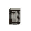 Гардеробная Прихожая на стойках Stilos Black с LED подсветкой — Гардеробные — ракурс 3, гардеробная на заказ