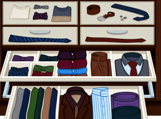 Организация гардеробной: 7 необходимых вещей для выдвижных ящиков