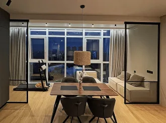 Гардеробная дверь на роликах без рельсов двери купе