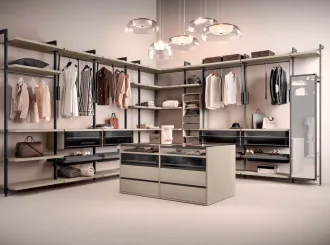описание гардеробной системы, удобная гардеробная slim