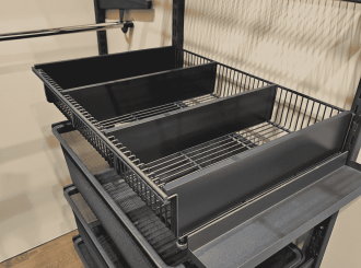 Гардеробная Аристо,сетчатые гардеробные