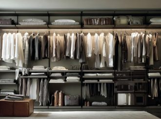 открытая гардеробная система