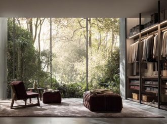 Открытые гардеробные системы создают ощущение лёгкости и воздуха...