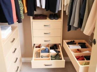 перегородки в ящики гардеробной