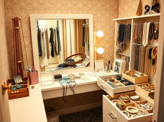 гардеробная хранить украшения