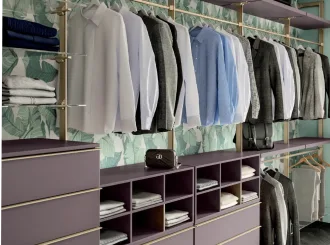 система Стилос,Металлоконструкция для гардероба золото, система slim гардеробная,система слим для гардеробной, гардеробная slim на заказ