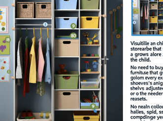 Детская гардеробная Умная система хранения для детской гардеробной: советы для организации и легкого поиска вещей