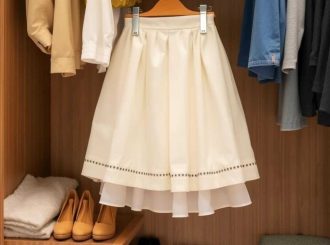 Хранение юбок в гардеробной