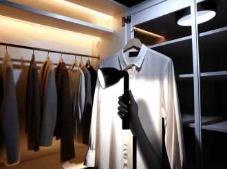 Освещение в гардеробной: Как правильно подсветить ваш шкаф и сэкономить время на поиске нарядов