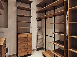 модульная система гардероба Stilos, гардеробная комната под ключ, гардеробная система СТИЛОС