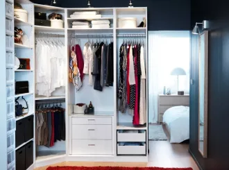 гардеробная икея