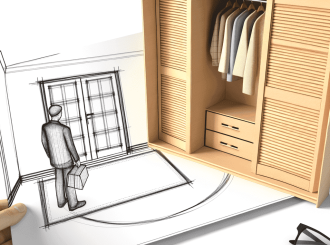 Гардеробная в нише: идеальное решение для оптимального использования пространства