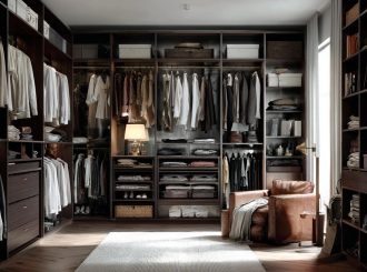 Вы всё ещё думаете, впишется ли открытая система хранения одежды в ваш «настоящий» дом?