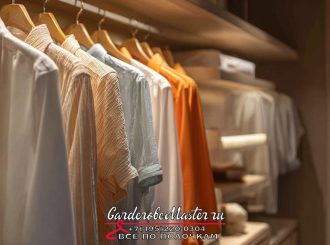 Гардеробная система "Титан" на заказ в интерьере: планировка, металлические полки и раздвижные двери, Москва, фото.