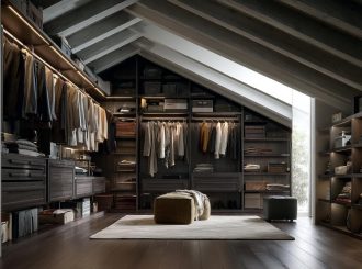 Гардеробная система для мансард и ниш