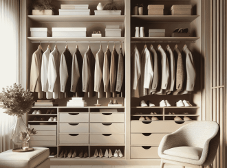 Идеальное сочетание цветов в гардеробной: создайте стильное пространство с неповторимым цветовым акцентом