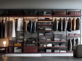 открытая гардеробная система