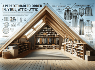 Гардеробные на мансарде