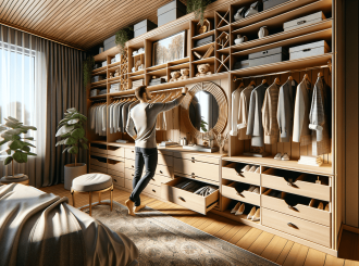 Изготовление гардеробной на заказ