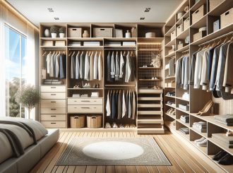 Гардеробные на заказ по индивидуальным размерам