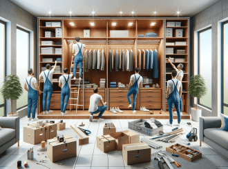 гардеробная комната на заказ