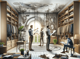 дизайн гардеробной