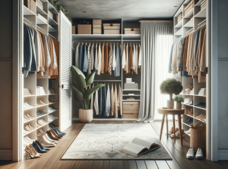 Как спланировать гардеробную комнату