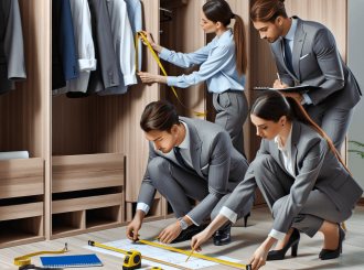 замер гардеробной комнаты