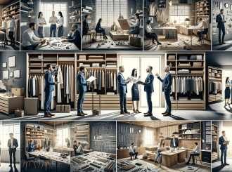 Заказать простую гардеробную