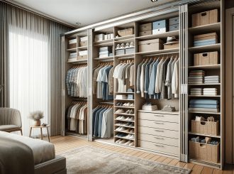 гардеробные системы по индивидуальным размерам