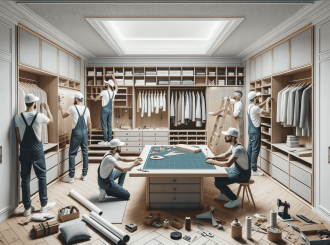 Изготовление гардеробной на заказ в Москве