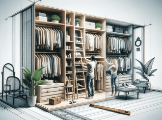 Гардеробные на заказ по индивидуальным размерам