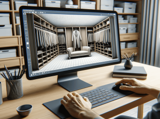 Гардеробная в спальне